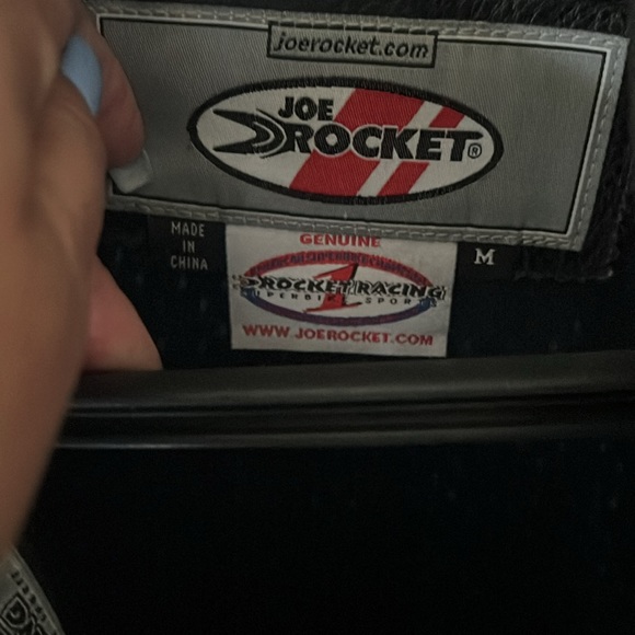 Joe Rocket leather motorcycle jacket - Picture 3 of 3